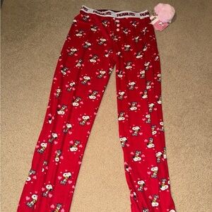 Peanuts Red Pajama Bottoms
